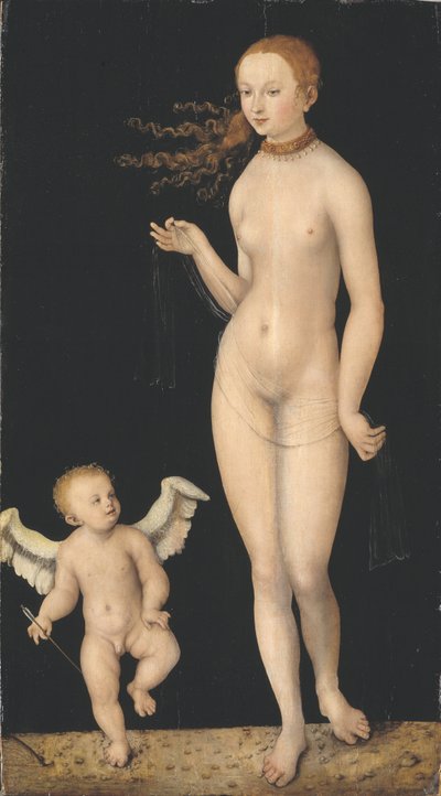 Venus und Amor, ca. 1520-25 von Lucas Cranach the Elder